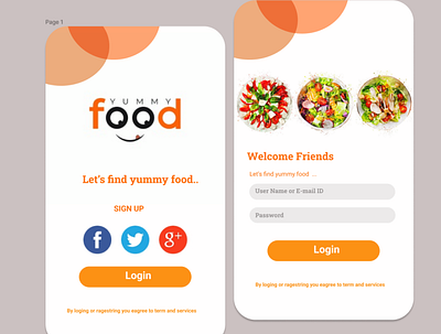 Demo Of Food Delivery App. app branding design figma ui ux