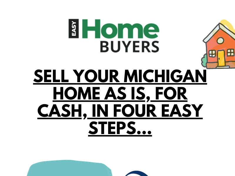 Sell your Michigan home as is, for cash, in four easy steps… by Easy