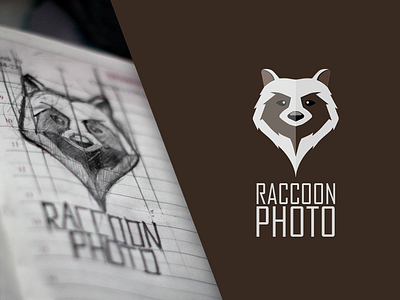 Raccoon Photo - Logo animal brand branding create logo graphic design logo logo design photo raccoon