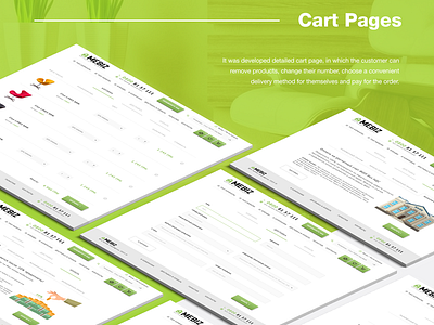 Mebiz - Website (Cart pages) create website furniture graphic design mebiz ui ux web design website