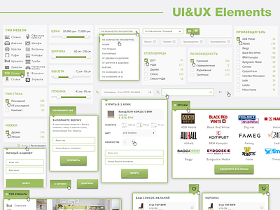 MeBiz - Website (UI&UX elements) create website furniture graphic design mebiz ui ux web design website