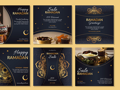 Ramadan Instagram template branding design illustration instagram instagram templates ramadan templates