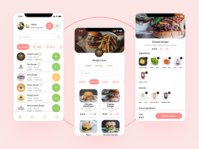 Food Deliver App app apps delivery design fast food food food delivery graphic design mobile order restaurant track ui ux
