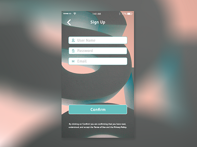 SignUp dailyUI 001 001 app dailyui sign up ui user interface