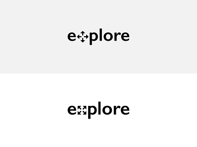 explore concepts explore icon logo tonyvoorhees type typography