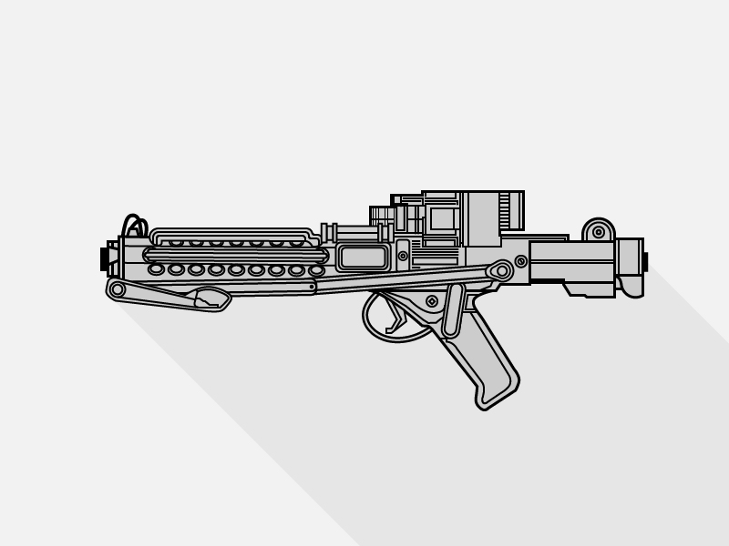 Е 11. E-11 Blaster Rifle. E-11d — бластерная винтовка. E11x Blaster. Бластер е11 Дж.