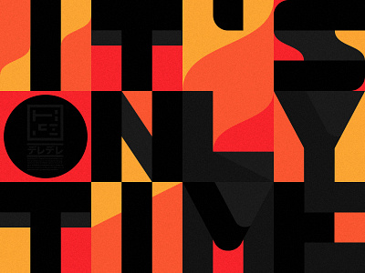 It's only time experiment type typography