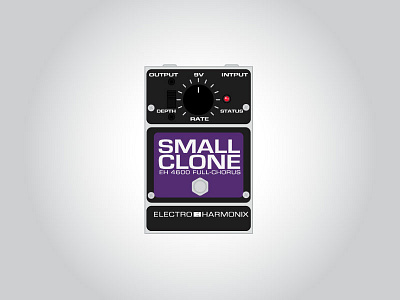 Small Clone chorus effects flanger guitar pedal