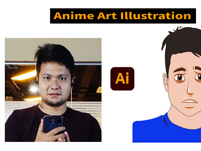 Anime Art Illustration anime animeart animedrawing animesketch art artist artwork branding design digitalart drawing illustration logo mangaart mangaartist sketch ui