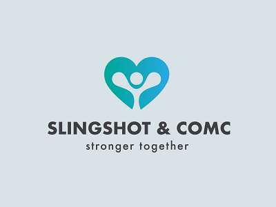 Slingshot + COMC Logo branding design graphic design logo slingshot