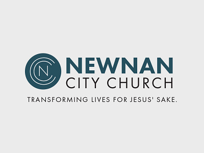 Newnan City Church Logo brand branding church design logo mark