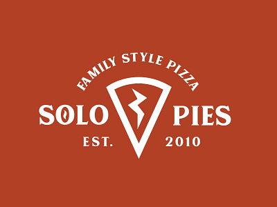 Solo Pies Logo brand branding logo pies pizza