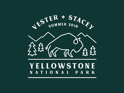 Family Vacation T-shirt Design camp family illustration national park park summer t shirt vacation yellowstone