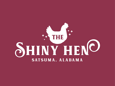 The Shiny Hen Logo adobe brand branding design graphic graphic design icon illustration illustrator logo logo design typography vector