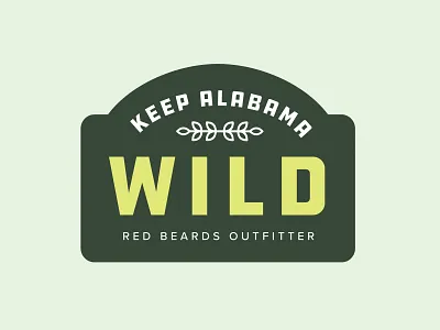 Keep Alabama Wild alabama brand branding design graphic graphic design illustration illustrator logo typography vector