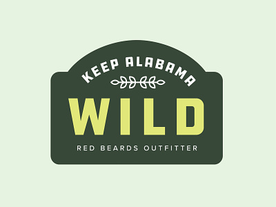 Keep Alabama Wild alabama brand branding design graphic graphic design illustration illustrator logo typography vector