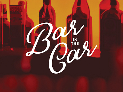 Bar in the Car Logo brand branding design graphic graphic design illustration illustrator logo typography vector