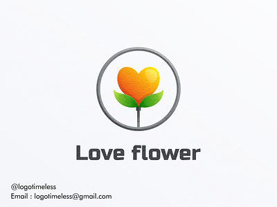 Love Flower Logo