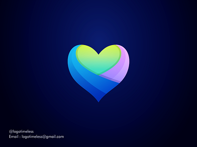 Colorful Love Design app branding colorful colorful logo design graphic design illustration logo logotimeless love love logo typography vector