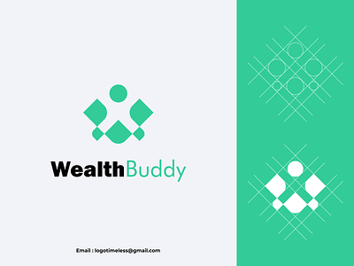Letter W logo app branding design graphic design illustration letter w letter w logo logo people logo typography ui ux vector w wealth logo