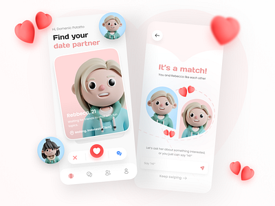 Dating App Mobile Design