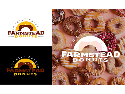 Farmstead Donuts branding branding logo custom logo fiverr fiverr gig fiverr logo graphic design logo minimal minimal logo modern logo pictorial logo