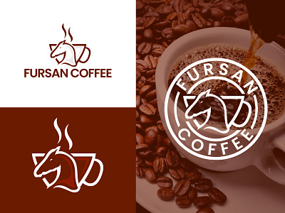 FURSAN COFFEE branding branding logo custom logo design fiverr fiverr gig fiverr logo graphic design illustration logo