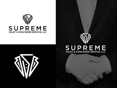 Supreme Valet & Concierge Service , LLC abstract brand identity brand image branding branding logo custom logo design fiverr fiverr gig fiverr logo graphic design icon illustration logo logomark