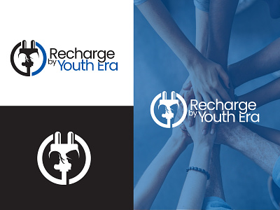 Recharge by Youth Era branding branding logo custom logo design fiverr fiverr gig fiverr logo graphic design icon illustration logo logomark pictorallogo youth logo