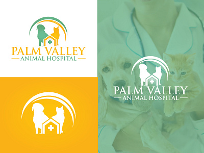 Palm Valley Animal Hospital branding branding logo custom logo design fiverr fiverr gig fiverr logo graphic design icon illustration logo logomark pets petslogo pictoriallogo veterinary veterinarylogo