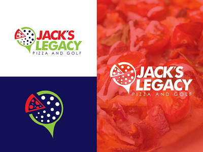 Jack's Legacy Pizza and Golf branding branding logo custom logo design fiverr fiverr gig fiverr logo foodlogo golflogo graphic design icon illustration logo logomark pictoriallogo pizzalogo