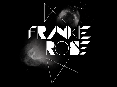 Frankie Rose music branding type
