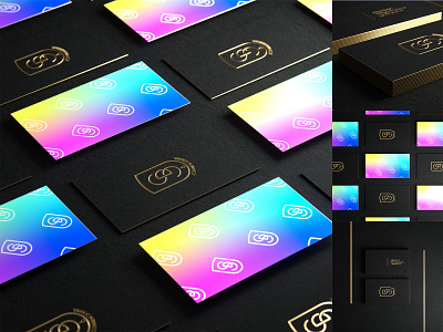 Business cards design 3d animation brand branding business card card creative design geometric graphic design illustration logo