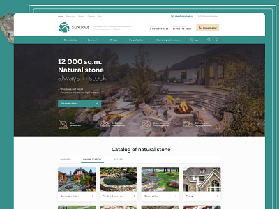 Stonetrade Website Home Page figma homepage uxui webdesign website