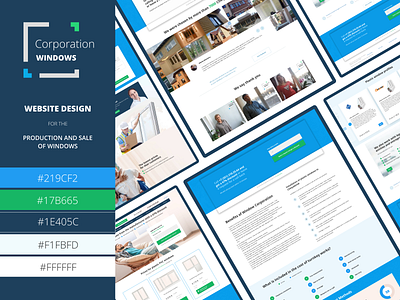 Corporation Window - design and promotion desing figma homepage marketing design online store promotion uiux webdesign window