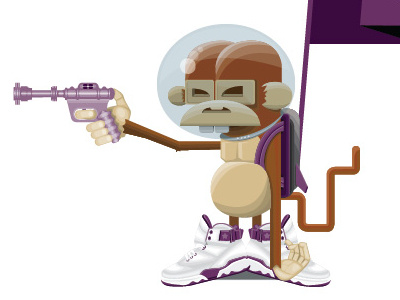 STRDM Monkey illustration migastroni monkey strdm vector