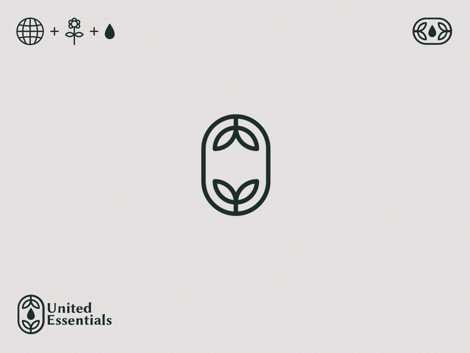 United Essential logo abstract logo branding logo logo design motiongraphics symbol wip