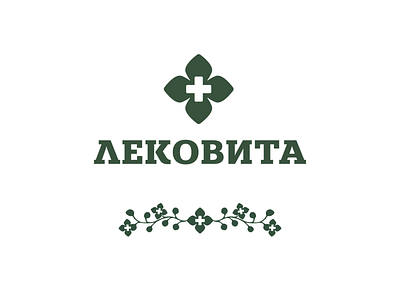 LEKOVITA apothecary herbs logo logodesign medecine natural natural logo negative space symbol
