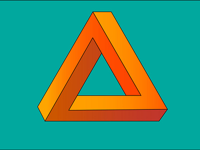 impossible triangle illusion