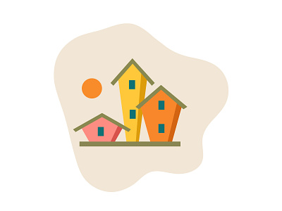 Houses vector icon art artwork design house house illustration house logo icon icon design icons illustration illustration art illustrator trendy trendy colors trendy design vector vector art vector illustration vectorart vectors