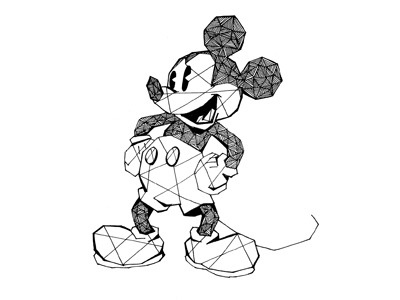 Mickey animal handmade illustration sketch