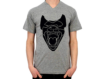 Hyena T-shirt animal design illustration textile