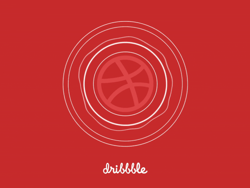 Hello Dribbble! circle debuts design dribbble first follow hello invite shot thanks wavy