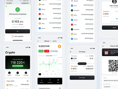 Crypto app 💸 app crypto ui ux