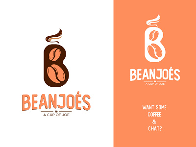 Beanjoes Logo Design for a Coffee shop - Branding branding design graphic design illustration logo typography