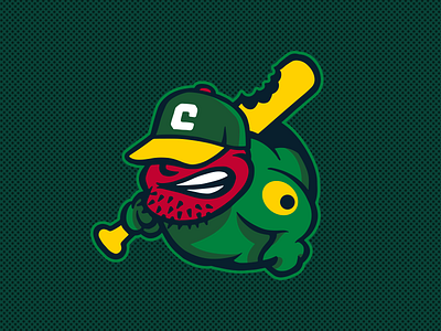 Very Might Caterpillars baseball branding illustration logo sports