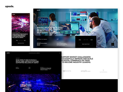 Upside: Company's Website Rebranding