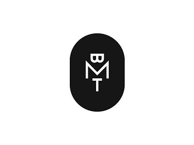 BMT — Logo black branding design identity illustrator logo logotype minimal proposa simple white