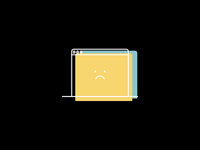 404 404 browser computer error face illustration page sad