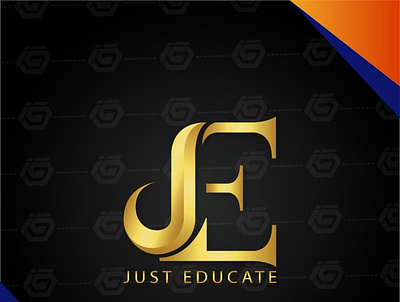 Just Educate | Two Alphabet Logo Design branding design graphic design illustration logo